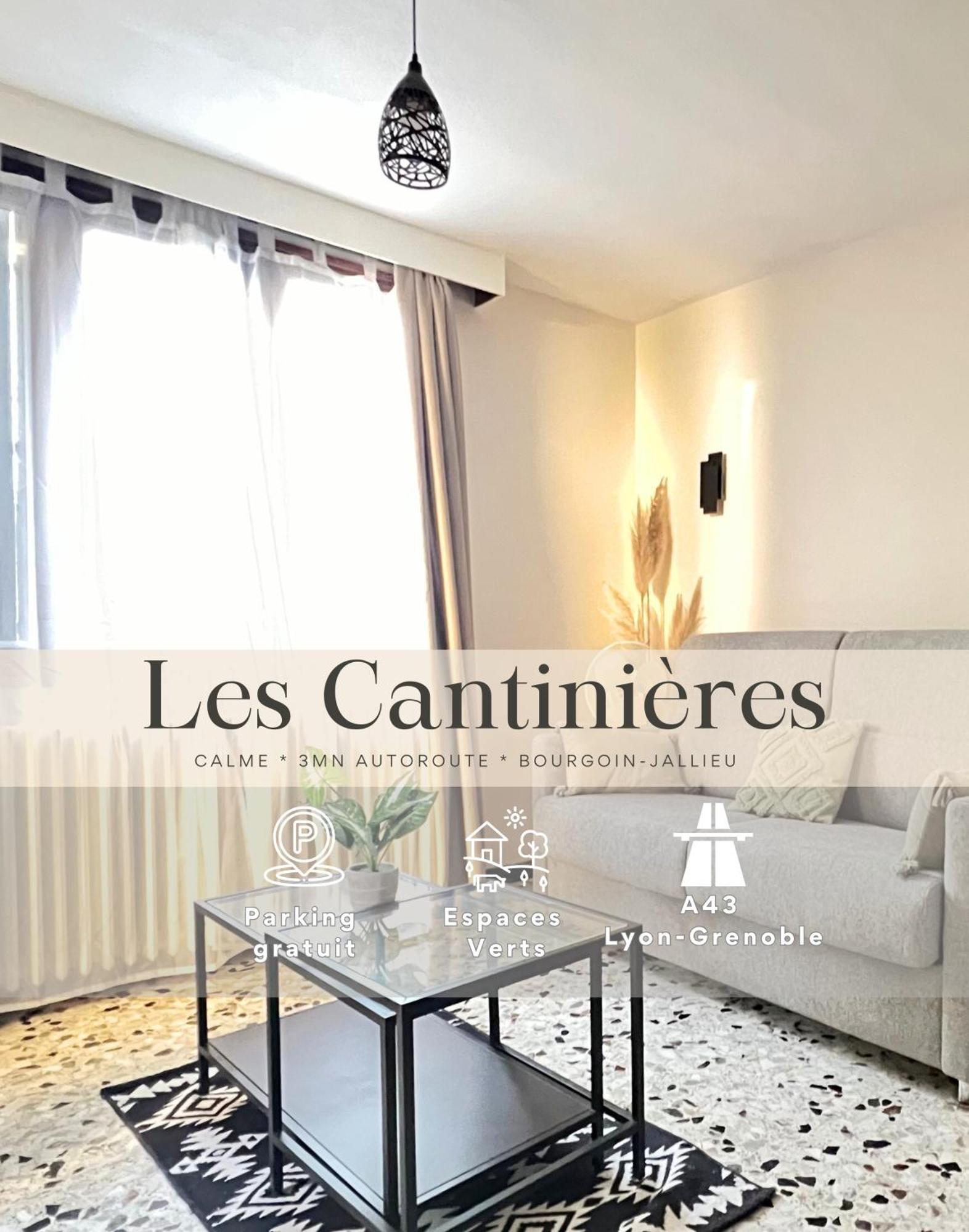Les Cantinieres - Bourgoin Jallieu - Jardin Prive Ruy-Montceau Exterior foto
